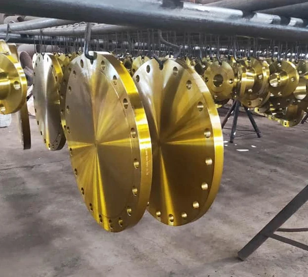 ANSI B16.5 YELLOW PAINT BLIND FLANGE